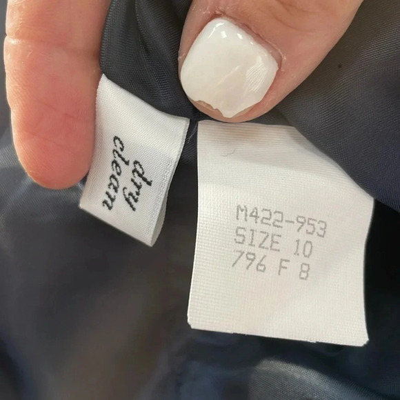 Pendleton Plaid Wool Blazer Vintage 80s 100% Wool Red & Navy Women’s size 10 - Picture 5 of 12